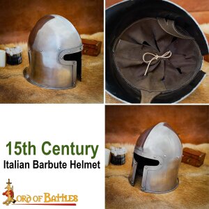 15th Century Italian Barbute Helmet Historically Inspired16 gauge