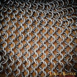 Viking Spectacle Helmet with Butted Chainmail Camail 16 gauge