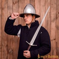 XIV Century kettle Hat Steel Helmet with leather Liner