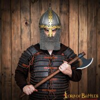 10th century Viking Varangian Rus Slav Gnezdovo helmet with Butted Chainmail Camail 16 gauge