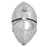 Medieval Klappvisor Bascinet Helmet with Padded Liner 16 gauge