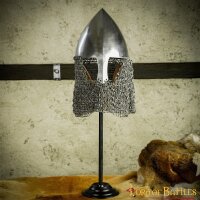 Handmade Iron 25" Tall Helmet Stand for Helmets with or without Aventail