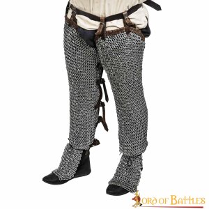 Flat Ring Chainmail Leggings Chausses Hoses, Riveted and...