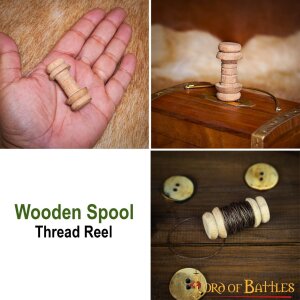 Handcrafted Wooden Thread Small Reel