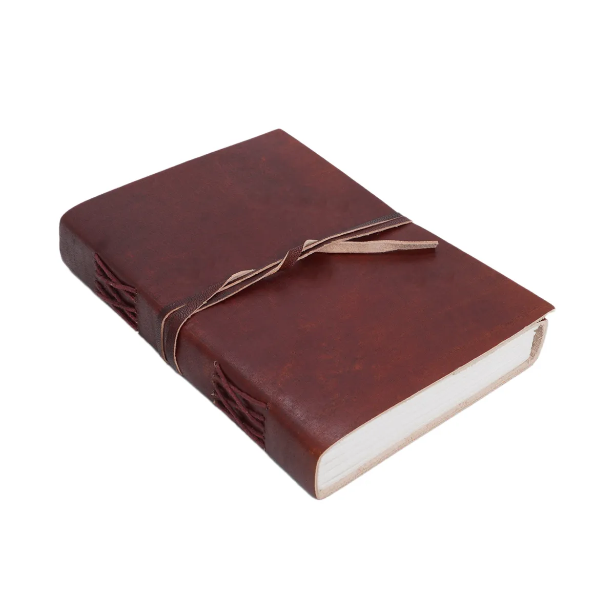 Leather-bound notebook