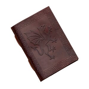 "The Dragon Journal" Journal en cuir fait main...