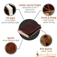 The Dragon Journal Handcrafted Genuine Leather Diary Notes