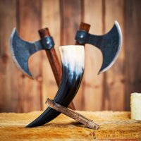 Handcrafted Genuine Wooden Horn stand with Suede Leather Lining