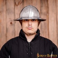 Medieval Infantry Kettle Hat Steel Helmet