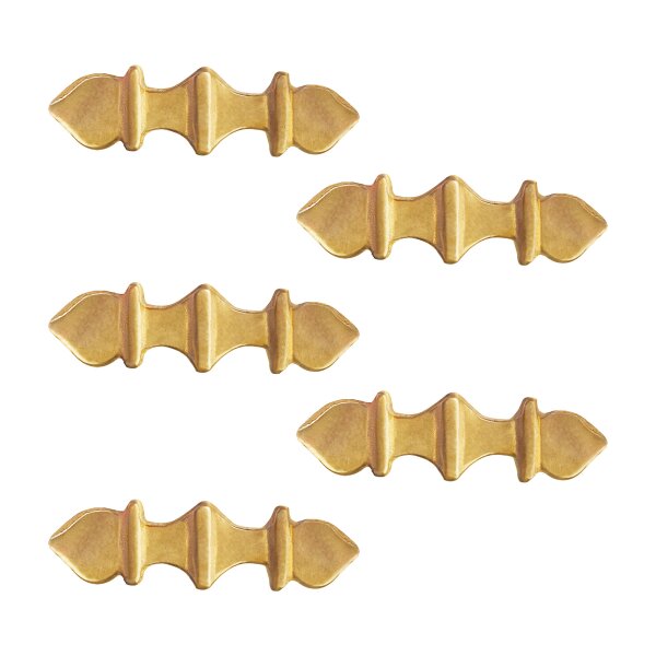 Pure Solid Brass Elite Belt Mounts Set of 5 Functional Accessory