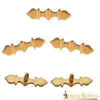 Pure Solid Brass Elite Belt Mounts Set of 5 Functional Accessory