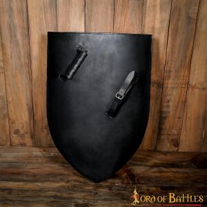 Medieval Left Handed Steel Heater Shield Blank 18 gauge Steel