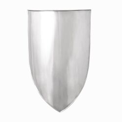 Medieval Left Handed Steel Heater Shield Blank 18 gauge Steel