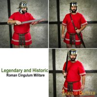 Historically Inspired Roman Cingulum Militare Decorated Belt