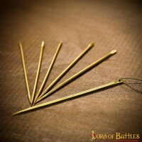 Medieval Pure Brass Needle Fully Functional Accessory Set of 6