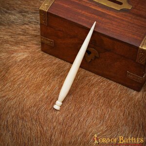 Hand Carved Genuine Bone Awl / Hair Pin