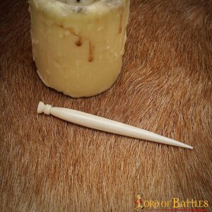 Hand Carved Genuine Bone Awl / Hair Pin