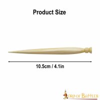 Hand Carved Genuine Bone Awl / Hair Pin