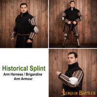 Historical splint arm harness / brigandine arm armour