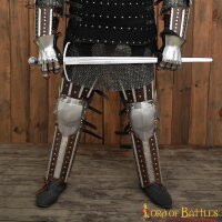 Late Medieval Splint Leg Harness / Brigandine Leg Armour