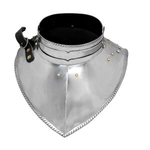 Late Medieval elegant Steel Gorget 16 gauge