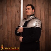 Renaissance Knightly Pauldrons 16 gauge