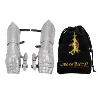 Late Medieval Gothic Knight Gauntlets 16 gauge