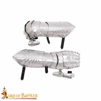 Late Medieval Gothic Knight Gauntlets 16 gauge