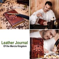 Medieval Leather Journal of the Mercia Kingdom Diary Notes