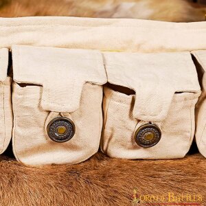 Eldric "The Adventurer" Cotton Canvas Bag with Four Pouches