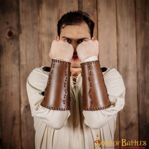 The Woodsman Bracers Handcrafted from Genuine Leather