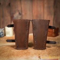 The Woodsman Bracers Handcrafted from Genuine Leather