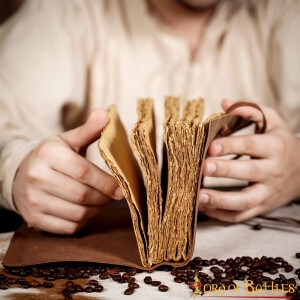 Gorgeous Fantasy Journal Handcrafted Genuine Leather Diary Notes brown