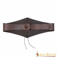 Medieval Fantasy Leather Waistbelt for LARP and Cosplay