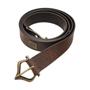 Ceinture médiévale en cuir avec boucle en...