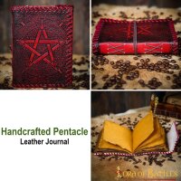 Handcrafted Pentacle Journal Handcrafted Genuine Leather Diary Notes