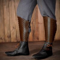 Ranger of the Woods Genuine Leather Greaves for Leg Protection