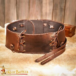 Warrior Broad Waist Belt Handcrafted from Genuine Leather