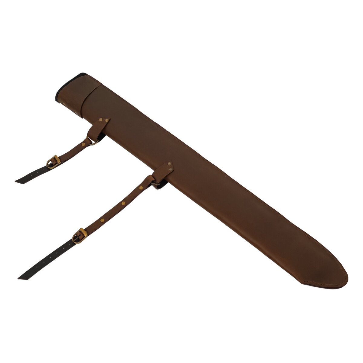 Handgefertigte Lederscheide für Larp-Schwerter Braun