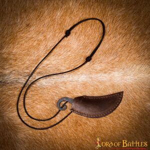 Viking Feasting Hand Forged Knife with Genuine Leather Sheath