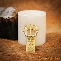 Solid Brass Celtic Belt Buckle Leather Accessory