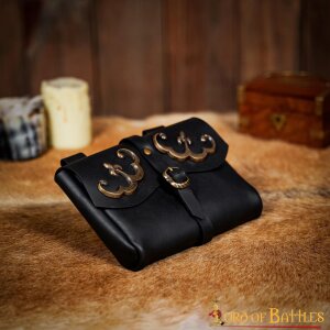 Late Medieval Handcrafted Leather Belt Pouch