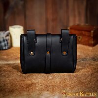 Late Medieval Handcrafted Leather Belt Pouch