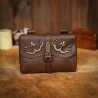 Late Medieval Handcrafted Leather Belt Pouch