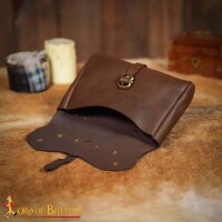 Late Medieval Handcrafted Leather Belt Pouch