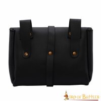 Late Medieval Handcrafted Leather Belt Pouch