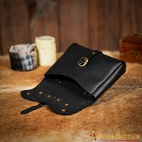 Late Medieval Handcrafted Leather Belt Pouch