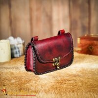 Medieval Leather Belt Bag "Aelindra"