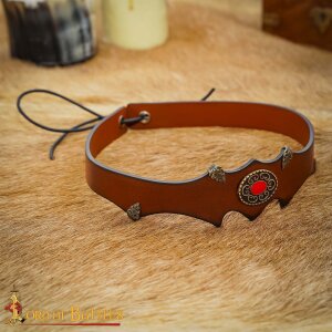 Fantasy Princely Leather Unisex Headband in Three Colours