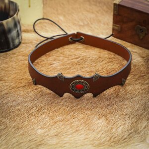 Fantasy Princely Leather Unisex Headband in Three Colours